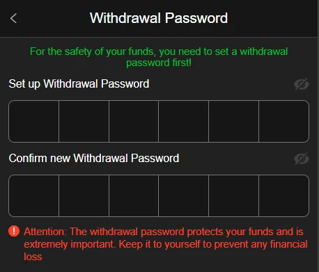 Withdrawal